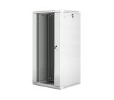Lanberg rack cabinet 19" wall-mount 27U / 600x600 for self-assembly (flat pack), grey