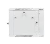 Lanberg rack cabinet 19" double-section wall-mount 9U / 600x600 for self-assembly (flat pack), grey