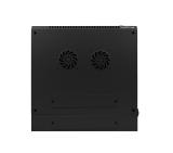 Lanberg rack cabinet 19" double-section wall-mount 12U / 600x600 for self-assembly (flat pack), black
