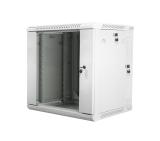 Lanberg rack cabinet 19" double-section wall-mount 12U / 600x600 for self-assembly (flat pack), grey