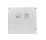 Lanberg rack cabinet 19" double-section wall-mount 12U / 600x600 for self-assembly (flat pack), grey
