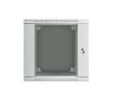 Lanberg rack cabinet 19" double-section wall-mount 12U / 600x600 for self-assembly (flat pack), grey