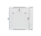 Lanberg rack cabinet 19" double-section wall-mount 12U / 600x600 for self-assembly (flat pack), grey