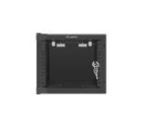 Lanberg rack cabinet 10" wall-mount 4U / 280x310 for self-assembly (flat pack), black