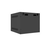 Lanberg rack cabinet 10" wall-mount 4U / 280x310 for self-assembly (flat pack), black