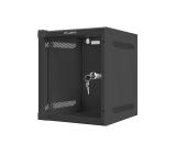 Lanberg rack cabinet 10" wall-mount 6U / 280x310 for self-assembly (flat pack), black