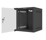 Lanberg rack cabinet 10" wall-mount 6U / 280x310 for self-assembly (flat pack), black