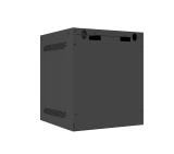 Lanberg rack cabinet 10" wall-mount 6U / 280x310 for self-assembly (flat pack), black