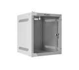Lanberg rack cabinet 10" wall-mount 6U / 280x310 for self-assembly (flat pack), grey