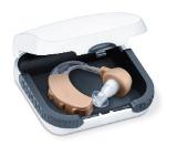 Beurer HA 20 hearing amplifier, Individual adjustment to the ear canal, Ergonomic fit behind the ear,3 attachments to individually adjust to the ear canalFrequency range: 200 to 5000 Hz, Maximum volume 128 dB