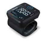 Beurer BC 54 BT wrist blood pressure monitor Bluetooth, Black display, Wireless transfer, 2x60 memory spaces, Risk indicator,Arrhythmia detection,Medical device,Wrist circumferences from 13.5 to 21.5 cm,Date and time/automatic switch-off, HealthManager