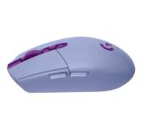 Logitech G305 Wireless Mouse, Lightsync RGB, Lightspeed Wireless, HERO 12K DPI Sensor, 400 IPS, 6 Programmable Buttons, Lilac