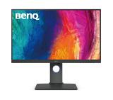 BenQ PD2705Q, 27" IPS LED, 5ms, 2560x1440 2K QHD, Designer Monitor, AQCOLOR, 100% sRGB, HDR10, B.I., LBL, KVM, ICCsync, CAD/CAM, DualView, Contrast 1000:1, 300 cd/m2, HDMI, DP, USB Type-C(Power 65W, DP alt), Speakers 2x2W, Height Adj., Swivel, Tilt, Gray