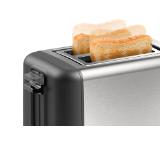 Bosch TAT3P420, Compact toaster,DesignLine,Stainless steel, 820-970 W, Auto power off, Defrost and warm setting, Lifting high
