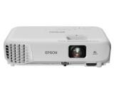 Epson EB-W06, WXGA (1280 x 800, 16:10), 3700 ANSI lumens, 16 000:1, HDMI, USB, WLAN (optional), Speakers, 24 months, Lamp: 12 months or 1000 h, White