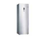 Bosch KSV36BIEP SER6 FS refrigerator, NoFrost, E, 186/60/65cm, 346l, 39dB, VitaFreshPlus, MultiBox, EasyLift bin, fan, display, handle, Inox EasyClean