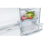 Bosch KSV36BIEP SER6 FS refrigerator, NoFrost, E, 186/60/65cm, 346l, 39dB, VitaFreshPlus, MultiBox, EasyLift bin, fan, display, handle, Inox EasyClean