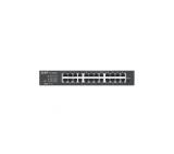 ZyXEL GS1100-24E 24-port Gigabit Unmanaged switch v3, Fanless, 802.3az (Green), desktop/19" rackmount