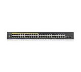 ZyXEL GS1900-48HP v2, 48-port GbE L2 Smart Switch, 170 Watt, rackmount