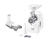 Bosch MFW3X15W, Meat mincer, CompactPower 2000 W, 2,5 kg/min, Fruit press, Sausage attachment, Reverse function, White
