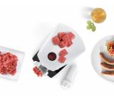 Bosch MFW3X15W, Meat mincer, CompactPower 2000 W, 2,5 kg/min, Fruit press, Sausage attachment, Reverse function, White