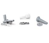 Bosch MFW2515W, Meat mincer, SmartPower Meat mincer from SmartPower range: 1500W, 1,7 kg/min, 2 sieves, 1 sausage horn, fruit press attachment, no reverse, white