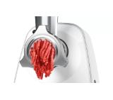 Bosch MFW2515W, Meat mincer, SmartPower Meat mincer from SmartPower range: 1500W, 1,7 kg/min, 2 sieves, 1 sausage horn, fruit press attachment, no reverse, white