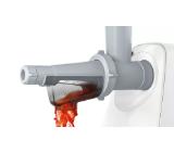 Bosch MFW2515W, Meat mincer, SmartPower Meat mincer from SmartPower range: 1500W, 1,7 kg/min, 2 sieves, 1 sausage horn, fruit press attachment, no reverse, white