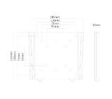 Neomounts Flat Screen Wall Mount (fixed, ultrathin)