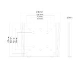 Neomounts Flat Screen Wall Mount (fixed, ultrathin)