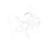 Neomounts Flat Screen Wall Mount (2 pivots & tiltable)