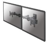 Neomounts TV/Monitor Wall Mount (3 pivots & tiltable) for 2 Screens