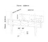 Neomounts Flat Screen Wall Mount (3 pivots & tiltable)