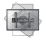 Neomounts Flat Screen Wall Mount (fixed) Portrait/landscape mode