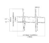 Neomounts Flat Screen Wall Mount - ideal for Large Format Displays (tiltable)