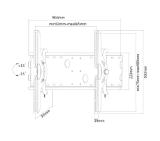 Neomounts Flat Screen Wall Mount (tiltable)