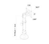 Neomounts Flat Screen Desk Mount (grommet)