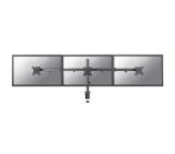 Neomounts Flat Screen Desk Mount (clamp/grommet) for 3 Monitor Screens
