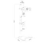 Neomounts Flat Screen Desk Mount (stand) for 2 Monitor Screens