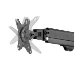 Neomounts Flat Screen Desk Mount (stand/grommet) for 2 screens