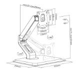 Neomounts Flat Screen Desk Mount (stand)