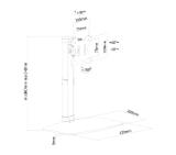 Neomounts Flat Screen Desk Mount (stand)