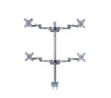 Neomounts Flat Screen Desk Mount (clamp) for 4 Monitor Screens