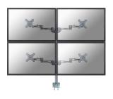 Neomounts Flat Screen Desk Mount (clamp) for 4 Monitor Screens