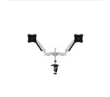 Neomounts Flat Screen Desk Mount (clamp/grommet) for 2 Monitor Screens