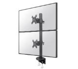 Neomounts Flat Screen Desk Mount (clamp), high capacity, for 2 Monitor Screens