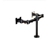 Neomounts Flat Screen Desk Mount (grommet) for 2 Monitor Screens