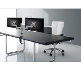 Neomounts Flat Screen Desk Mount (clamp/grommet) for 2 Monitor Screens