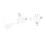 Neomounts Flat Screen Cross bar (to make a single mount dual screen) for 2 Monitor Screens