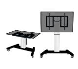 Neomounts Motorised Mobile Floor Stand (90° tilt) - VESA 200x200 up to 800x600